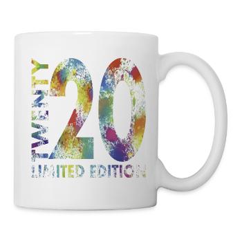 20. Geburtstag Geschenk Vintage - Tasse - Weiß - Rechts