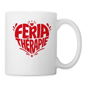 Red Heart Therapie - Tasse - Weiß - Rechts