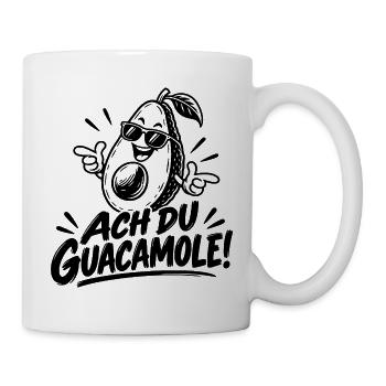 Ach du Guacamole! - Tasse - Weiß - Rechts