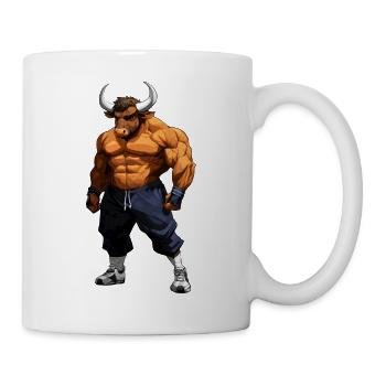 Sport Tiere Stier - Tasse - Weiß - Rechts