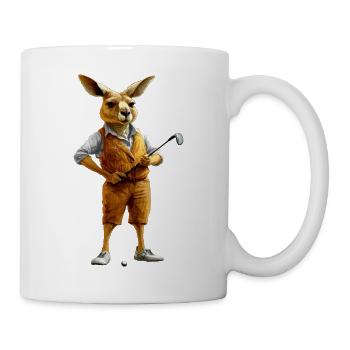 Golf Kängurus - Tasse - Weiß - Rechts