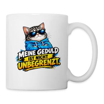 MEINE GEDULD IST NICHT GRENZENLOS - Tasse - Weiß - Rechts