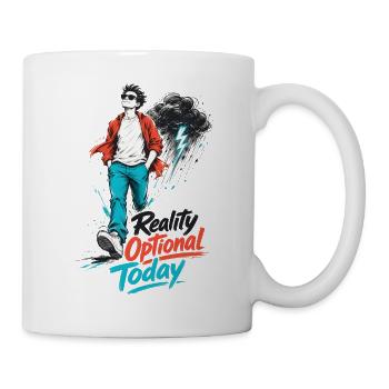Reality Optional Today Skizze - Tasse - Weiß - Rechts