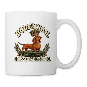 Königshund Großenwahnsinn - Tasse - Weiß - Rechts