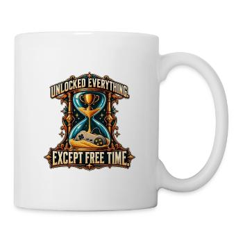 Entsperrt alles, außer Freizeit - Tasse - Weiß - Rechts