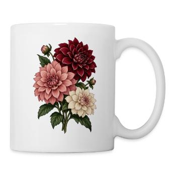 Garten Shirt mit Gemüseernte und Spruch Selbst gez - Tasse - Weiß - Rechts