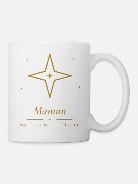Mama, mein schönster Stern – Mama-Geschenk - Tasse - Weiß