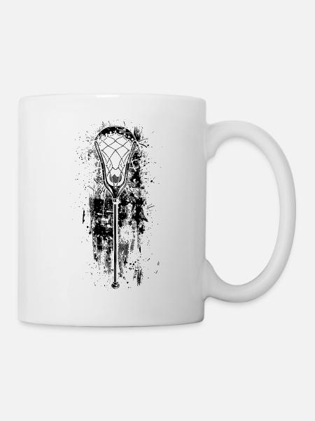 Lacrosseschläger - Tasse - Weiß