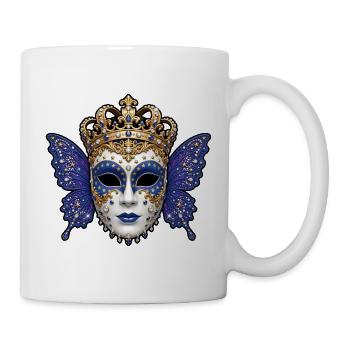 Corona Azul de Carnaval - Tasse - Weiß - Rechts
