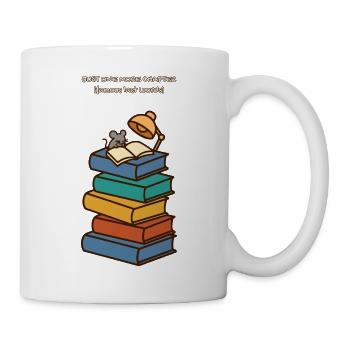 Nur noch ein Kapitelbuch Lover Mouse - Tasse - Weiß - Rechts