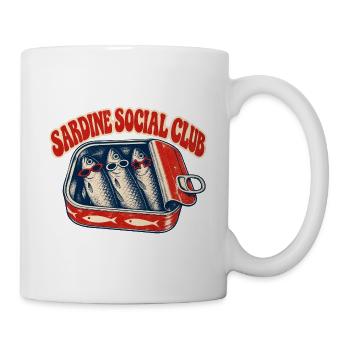 Sardine Social Club - Tasse - Weiß - Rechts