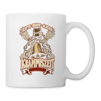 Krampuszeit Kettn Ruatn Glockn - Tasse - Weiß - Rechts