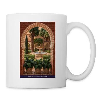 Andalusische Hofromantik - Tasse - Weiß - Rechts