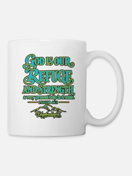 4_God is our refuge - Tasse - Weiß