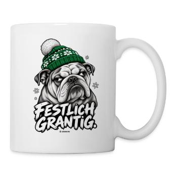 Grantige Weihnacht - Tasse - Weiß - Rechts