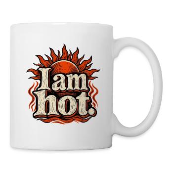 I am hot Sunburst Tee - Tasse - Weiß - Rechts