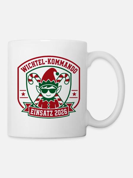 Wichtel-Kommando Einsatz 2026 - Tasse - Weiß