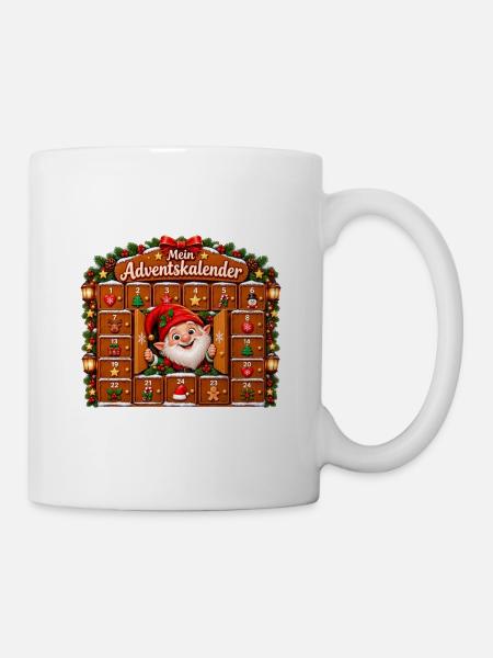 Mein Adventskalender Lebkuchenfreude - Tasse - Weiß