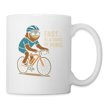 Fast… is a state of mind - Tasse - Weiß - Rechts
