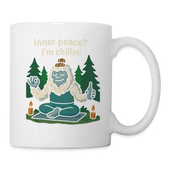 Inner peace- I’m chillin’ - Tasse - Weiß - Rechts
