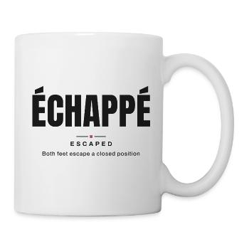 Entkommen | Wahrer Ballettwortschatz - Tasse - Weiß - Rechts