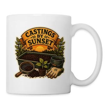 CASTINGS BY SUNSET - Tasse - Weiß - Rechts