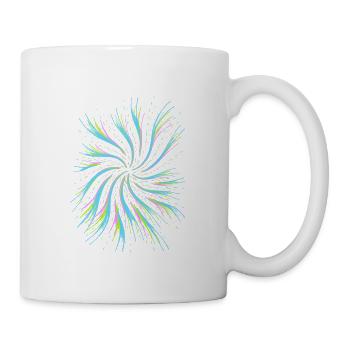 Unendlicher Fluss - Tasse - Weiß - Rechts