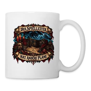 Spielleiter Drachenpläne - Tasse - Weiß - Rechts