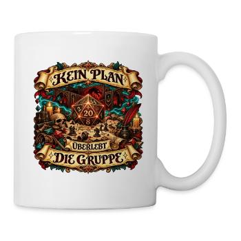 Spielleiter Gruppenchaos - Tasse - Weiß - Rechts