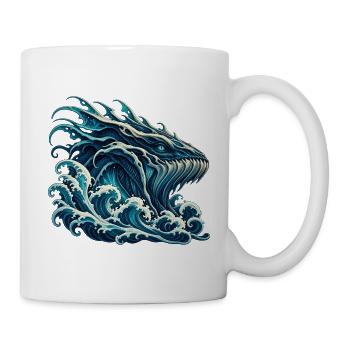 Leviathan Wellenmonster - Tasse - Weiß - Rechts