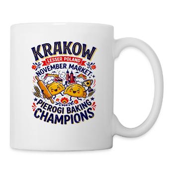 Krakow Lesser Poland Pierogi Baking Champions - Tasse - Weiß - Rechts