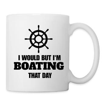 Lustiges Bootsgeschenk für Segler und Bootsliebhaber - Tasse - Weiß - Rechts