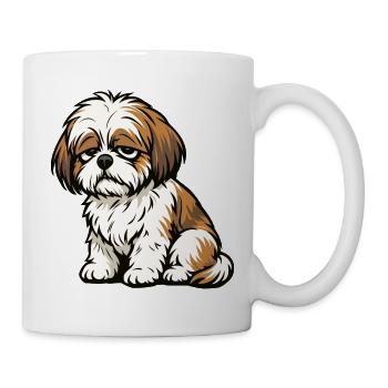 Shih tzu Shih tzus Shih tzu Besitzer Shih tzu fan - Tasse - Weiß - Rechts