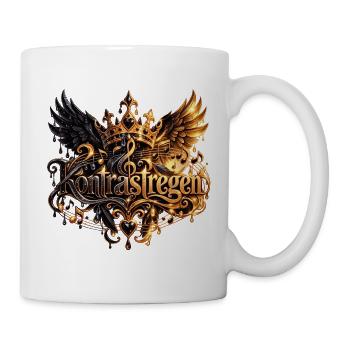 Königlicher Kontrastregen - Tasse - Weiß - Rechts