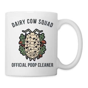 Dairy Cow Isopod – Official Poop Cleaner - Tasse - Weiß - Rechts