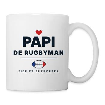 Opa eines Rugbyspielers - Tasse - Weiß - Rechts