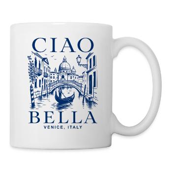 Ciao Bella Venice Italy - Tasse - Weiß - Rechts