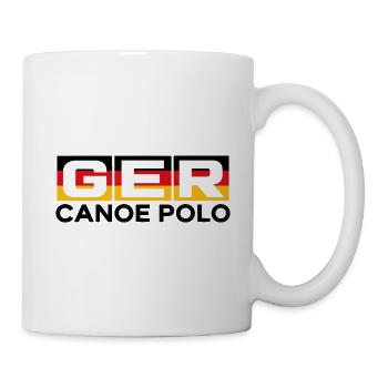 Deutschland - GER - Kanu Polo - Germany - paddeln - Tasse - Weiß - Rechts