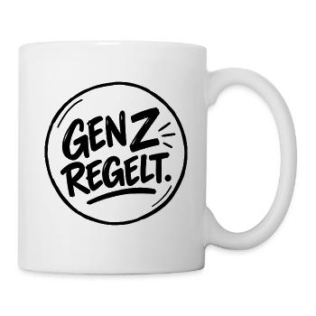GenZ regelt. – Gen Z Spruch - Tasse - Weiß - Rechts