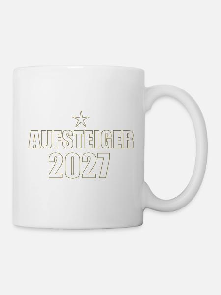 Aufsteiger 2027 - Tasse - Weiß