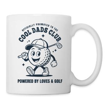 Cool Dads Club Golf - Tasse - Weiß - Rechts