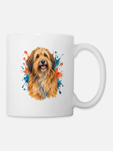 Katalanischer Schäferhund - Tasse - Weiß