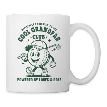 Cool Grandpas Club Golf - Tasse - Weiß - Rechts