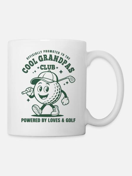 Cool Grandpas Club Golf - Tasse - Weiß