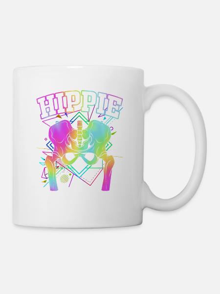 Hüften Hüfte Hüftgelenk - Tasse - Weiß