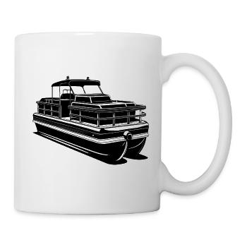 Pontonboot - Tasse - Weiß - Rechts