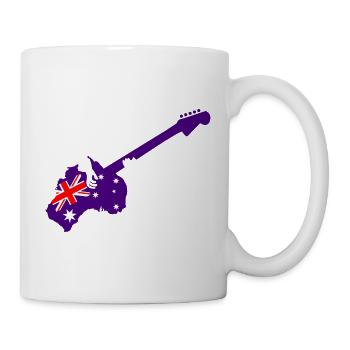 Purple Austral Guitar - Tasse - Weiß - Rechts