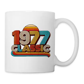 1977 Retro Rainbow Classic - Tasse - Weiß - Rechts