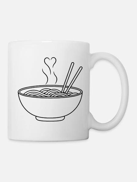 Ramen Love - Tasse - Weiß