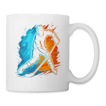 Eishockey Eishockeyspieler Kinder Jungen Hockey - Tasse - Weiß - Rechts